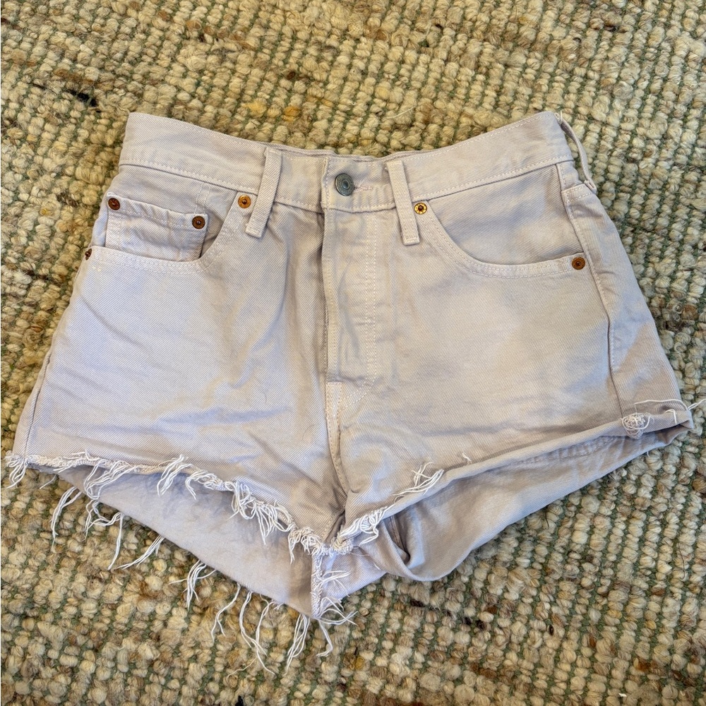 Levi's 501 Light Purple Shorts